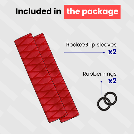 Rubber Lacrosse Grip Pack (2 grips)